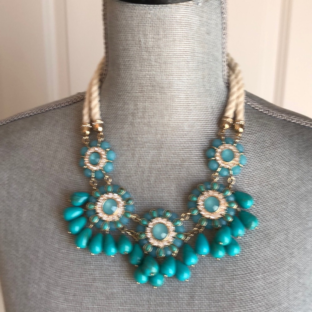Turquoise statement necklace
